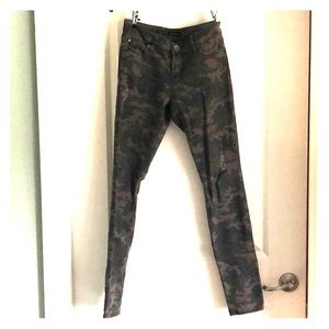 See Thru Soul Camo jeans